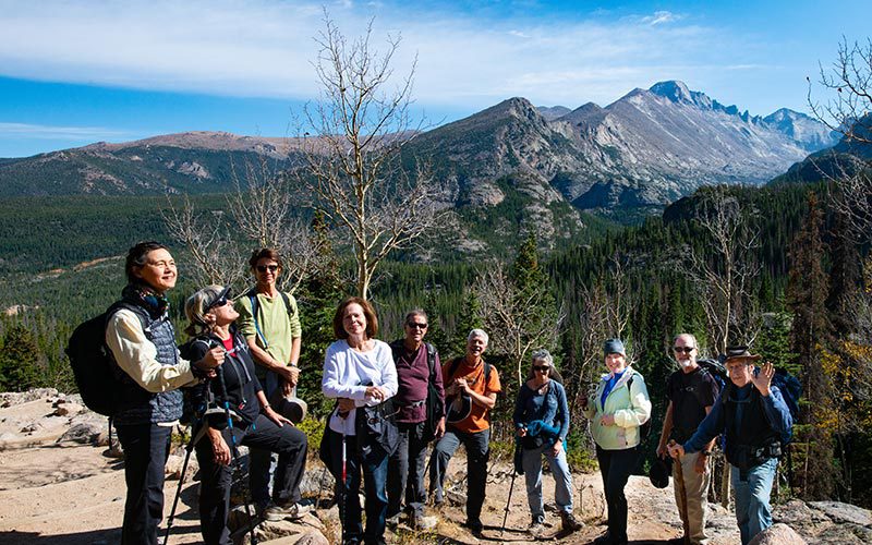 Cancer survivor support hikes and walks